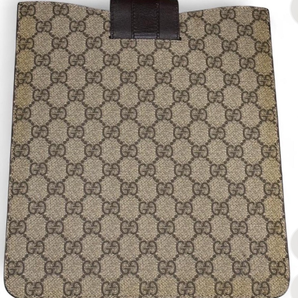 Gucci Beige Monogram iPad Sleeve